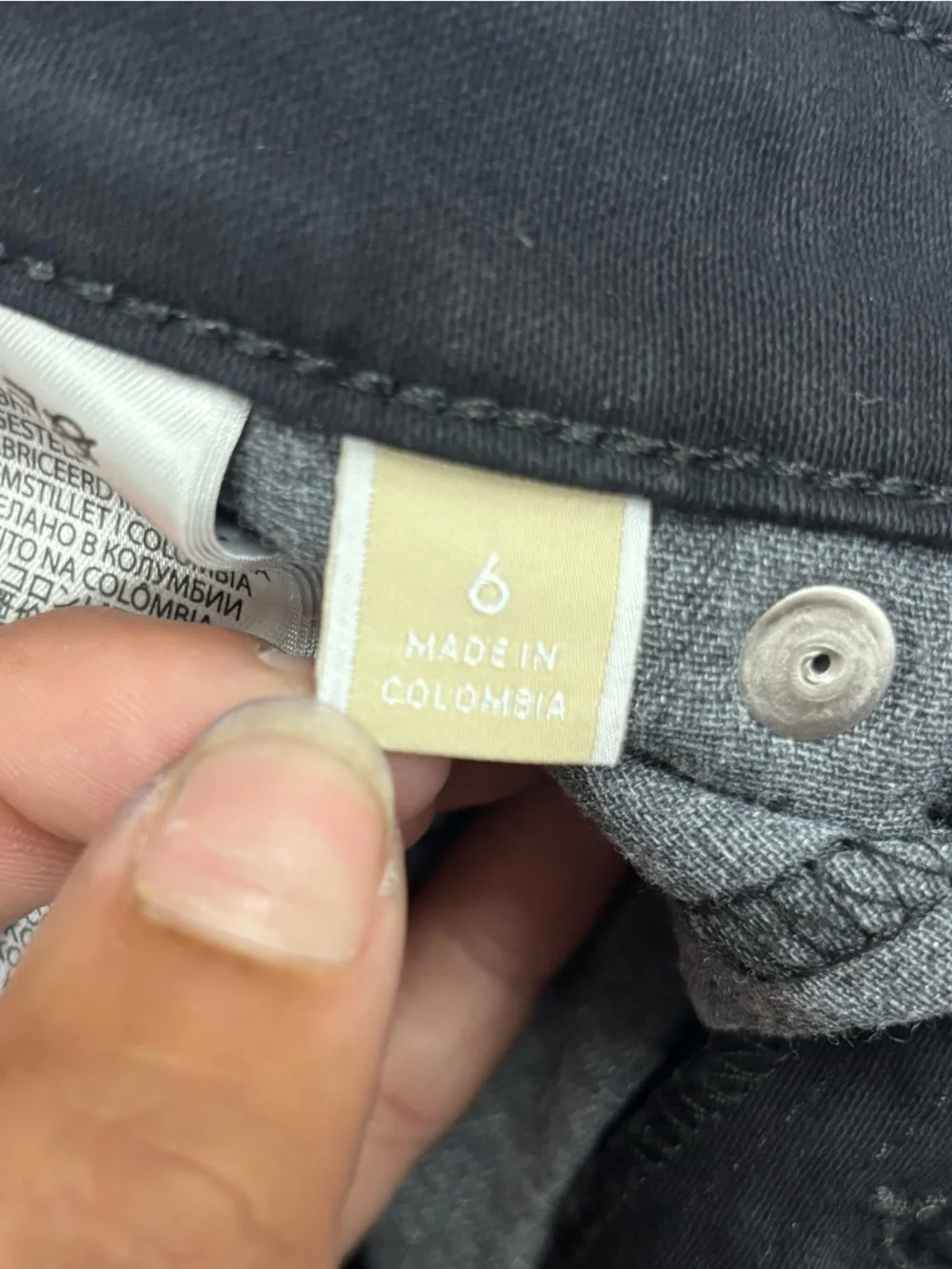 Michael Kors Black Slim Straight Women's Jeans with Exposed Button Fly